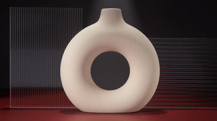 Simplicity: Abstract Still Life Vase. 