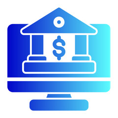 Vector Design Banking System Icon Style