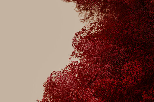 Red Particle Eruption