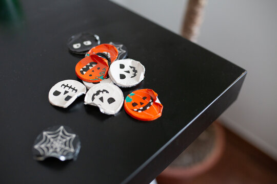 halloween chocolate coin wrappers
