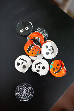 halloween chocolate coin wrappers