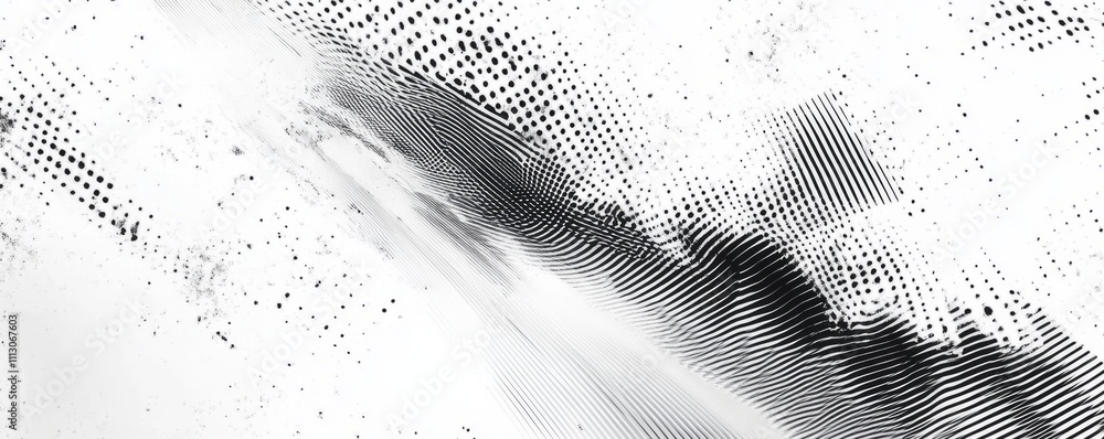 Poster abstract grunge halftone lined texture. distressed uneven grungy background. abstract modern illustr