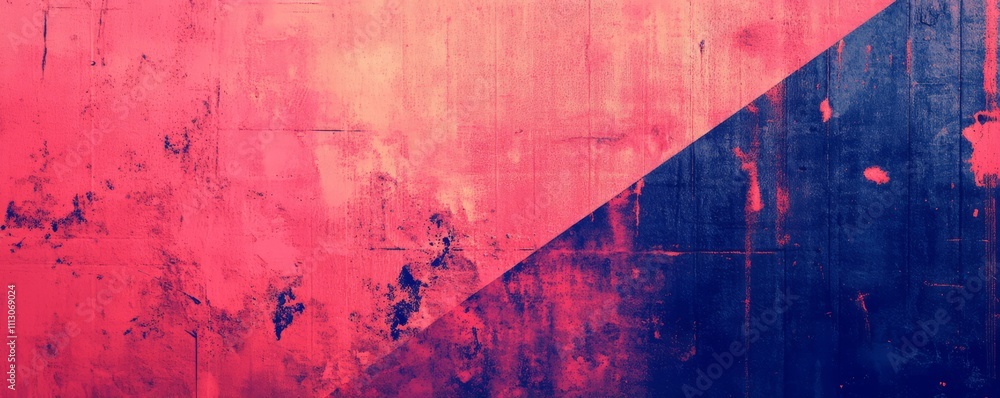 Aufkleber an abstract geometric shape distorted by glitches and noise. an overlay texture of a defect with a t