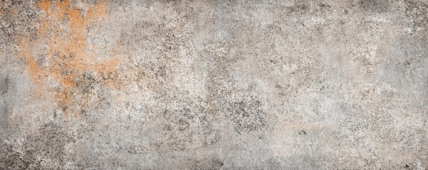 An old cement concrete wall texture background with a grunge brown color.