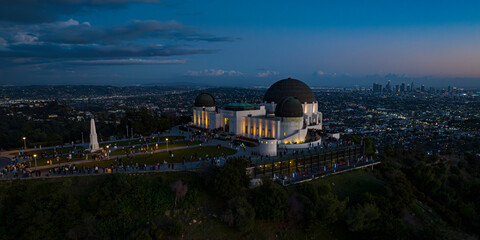 DECEMBER 2023, LOS ANGELES, CA. - Griffith Observatory, Griffith Park in Hollywood Hills, LA CA.