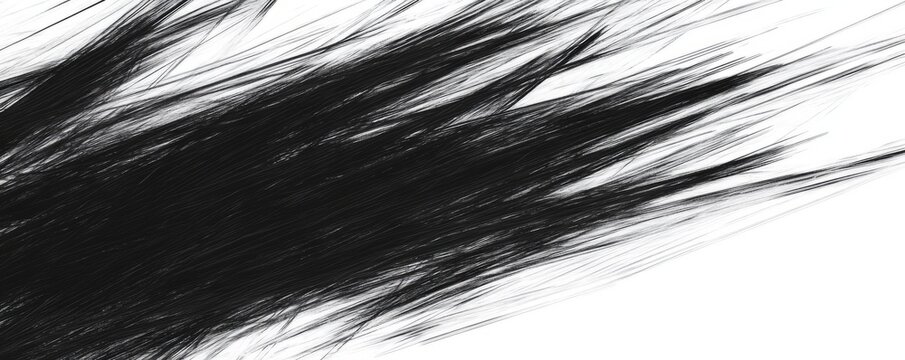 Black isolated on white background. Abstract textured effect. Parallel and intersecting lines.