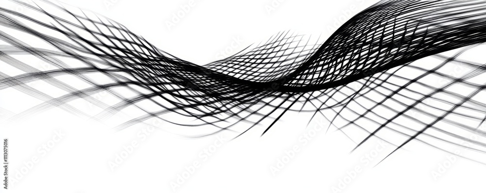 Aufkleber black isolated on white background. abstract textured effect. parallel and intersecting lines.