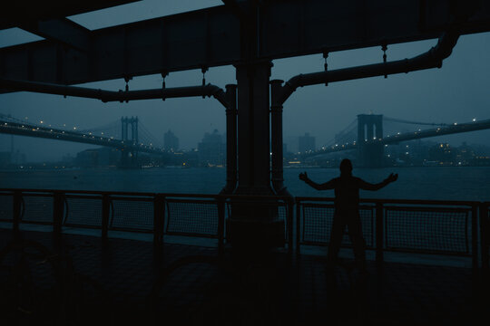 Under the two bridges