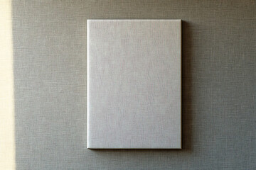Fototapeta premium Blank Canvas on a Textured Wall