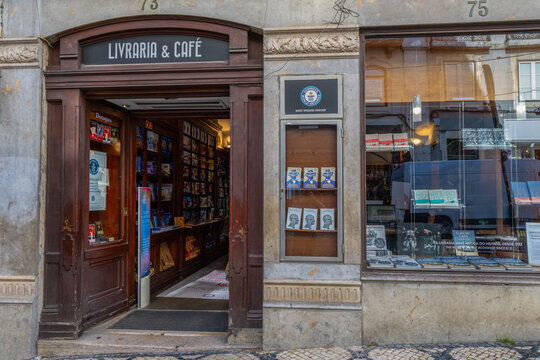 Livraria Bertrand bookstore in Lisbon Portugal is the oldest book store in the world having opened in 1732