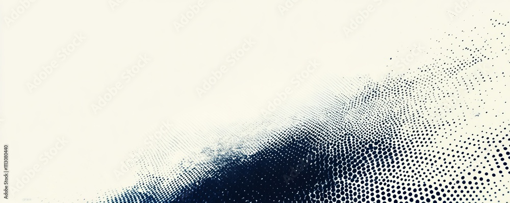 Poster embossed halftone dots as part of a grunge dotted background. modern graphic design template for bus