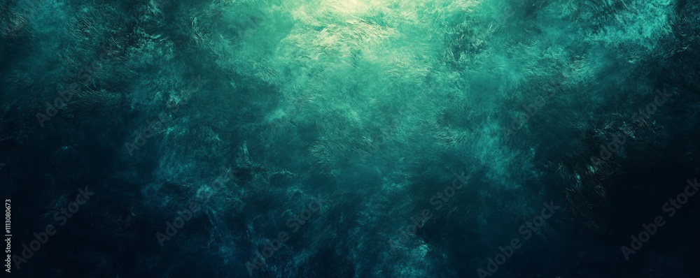 Poster dark green blue glowing grainy gradient background noise texture backdrop webpage header banner desi