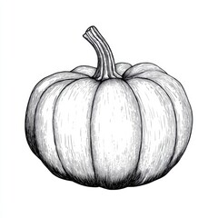 Pumpkin in Fall for holiday seasonal decoration.