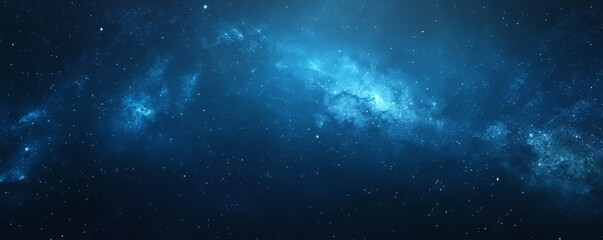 Fototapeta premium Light blue ray dark blue background grainy gradient noise texture banner design