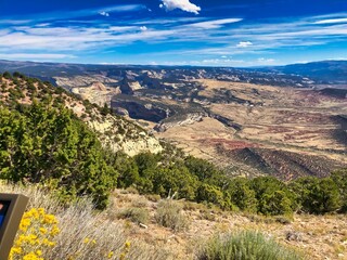 Obraz premium Yampa River Canyons in Dinosaur National Monument Utah.