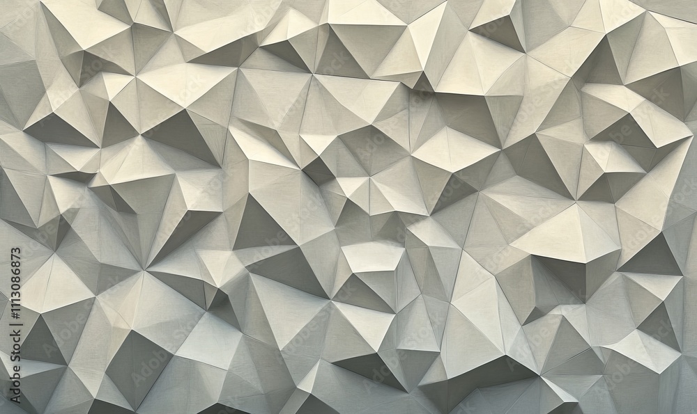 Poster low polygon triangle background texture