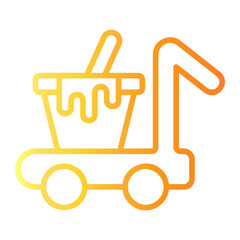 painting Line Gradient Icon