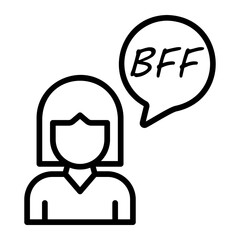 Obraz premium thinking Line Icon