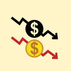 finance money dollar euro vector design icon
