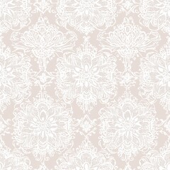 Delicate Lace Pattern with Intricate Motifs