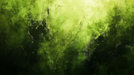  Green textured abstract background with soft lighting and organic patterns for modern design projects