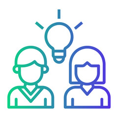 education Line Gradient Icon