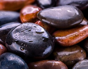 Collection of Wet Polished Stones