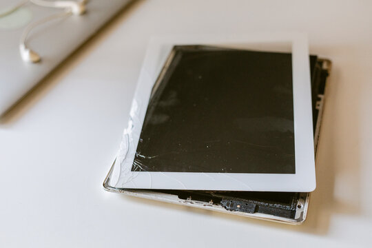 Damaged Tablet Desk