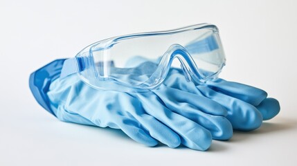Safety Gloves and Goggles for Wastewater Handling