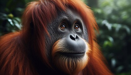 Portrait eines Orang Utans