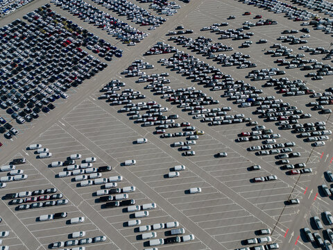 Parking Lot Captured from Above