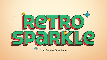 Retro Sparkle Titles