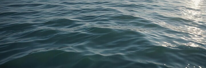 Naklejka premium Gentle Ripples in a Peaceful Sea with Silk Texture, ripples, abstract wave pattern, gentle movement