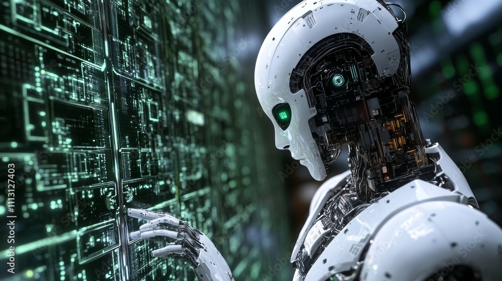 Poster ai machine computer chipset - ai