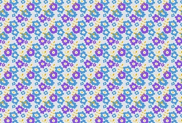 seamless pattern with flowers