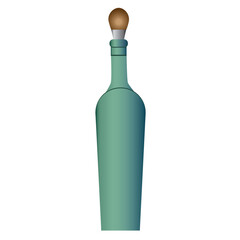 Bottle closed with bar stopper