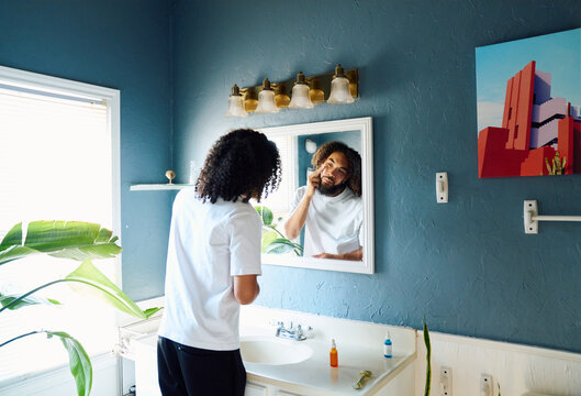 Male skincare at home