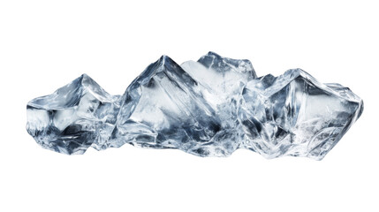 Fototapeta premium Icebergs transparent background