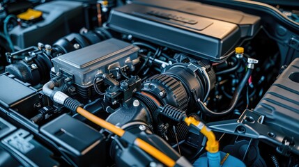 Power supply for hybrid electric vehicle charging batteries