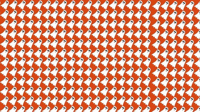 Halloween pattern background illustration of ghost 