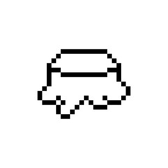 Fototapeta premium tree log pixel art for your needs 