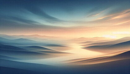 Obraz premium Minimalistische Landschaft für Bildschirmhintergründe