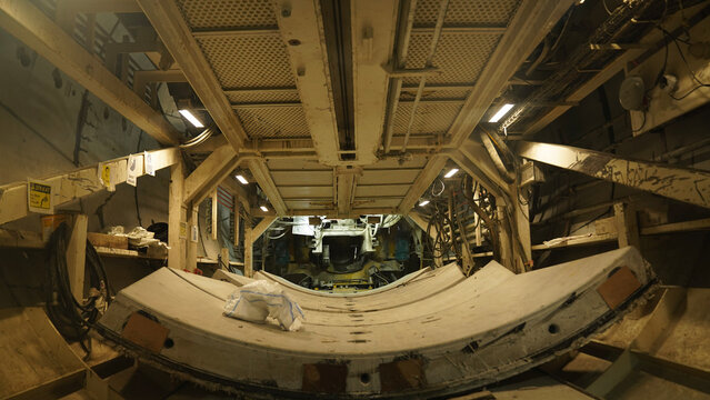 internal equipment of the tunnel boring machine