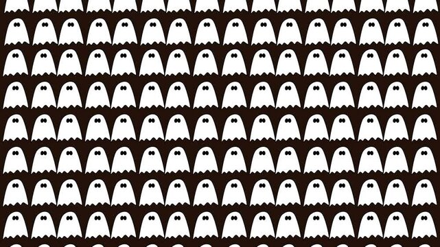 Halloween pattern background illustration of ghost 