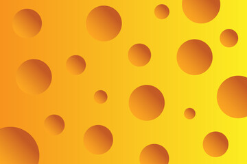Creative abstract gradient yellow cheese texture presentation background