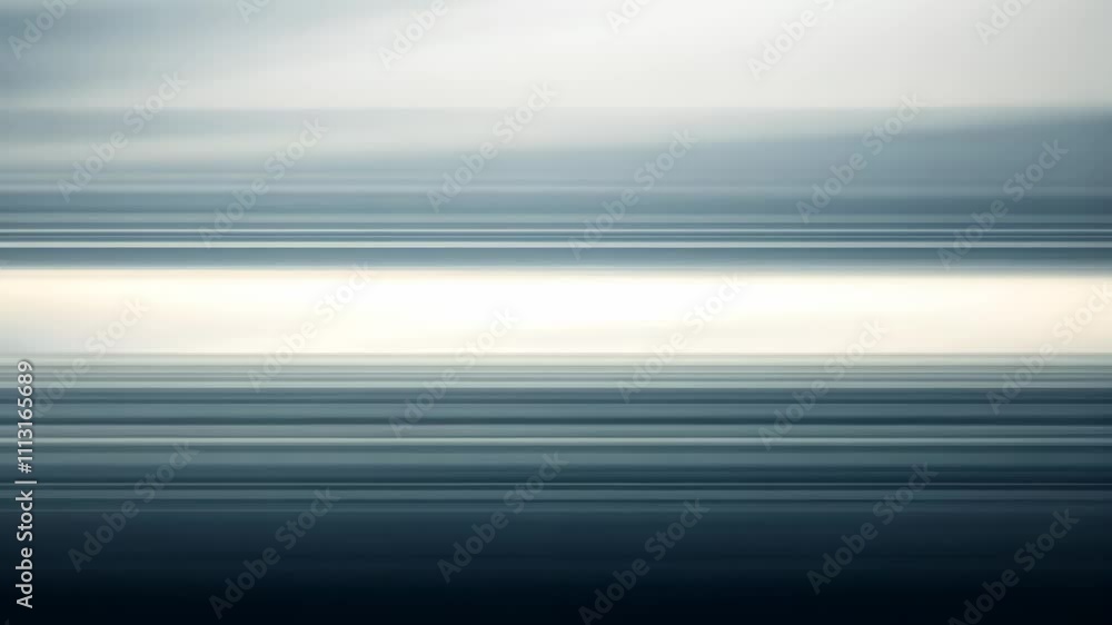 Poster abstract horizontal lines with gradient colors