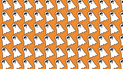 Halloween pattern background illustration of ghost 