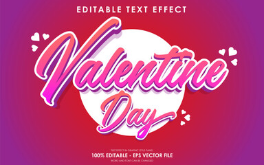 Editable Valentine Day Text Effect