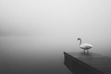 Dreamy and Elegant White Swan Concept
