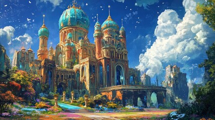 Enchanted Palace: A Fairytale Landscape